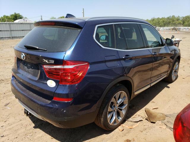 5UXWX9C59H0T03905 - 2017 BMW X3 XDRIVE28I BLUE photo 3