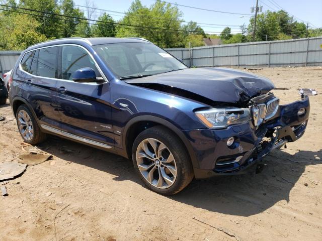 5UXWX9C59H0T03905 - 2017 BMW X3 XDRIVE28I BLUE photo 4