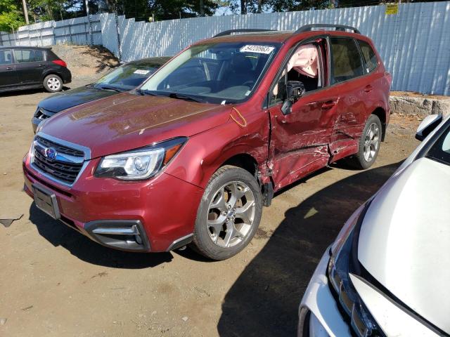 JF2SJAWC7HH478251 - 2017 SUBARU FORESTER 2.5I TOURING RED photo 1