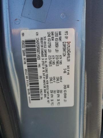 1D4GP25R56B714929 - 2006 DODGE CARAVAN SE SILVER photo 12