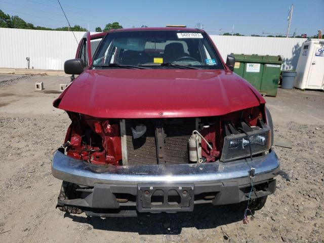 1GCDT136658138505 - 2005 CHEVROLET COLORADO RED photo 5