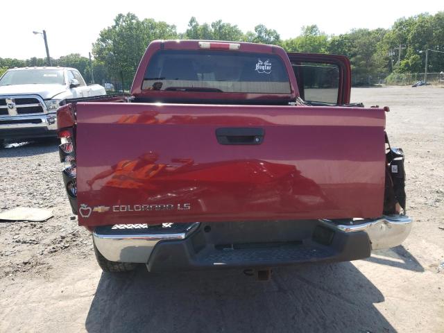 1GCDT136658138505 - 2005 CHEVROLET COLORADO RED photo 6