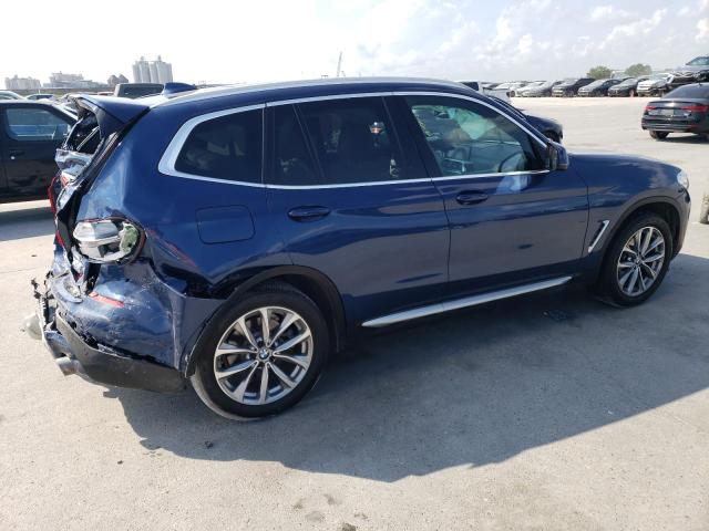 5UXTR7C59KLR51087 - 2019 BMW X3 SDRIVE30I BLUE photo 3