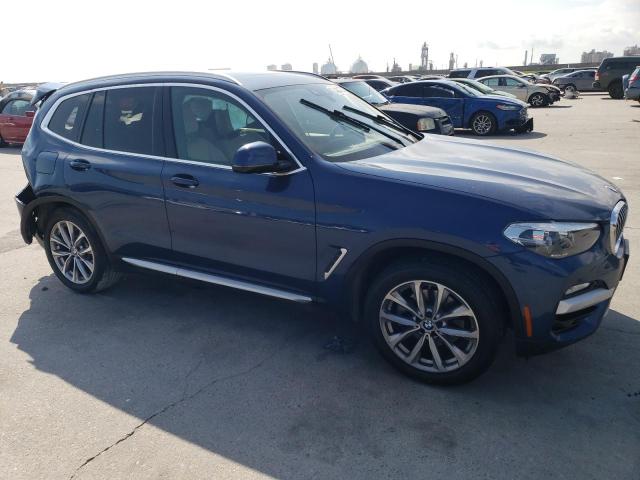 5UXTR7C59KLR51087 - 2019 BMW X3 SDRIVE30I BLUE photo 4