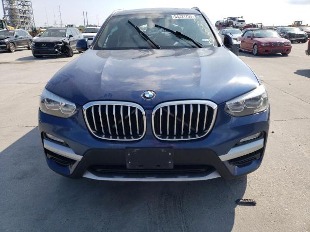 5UXTR7C59KLR51087 - 2019 BMW X3 SDRIVE30I BLUE photo 5