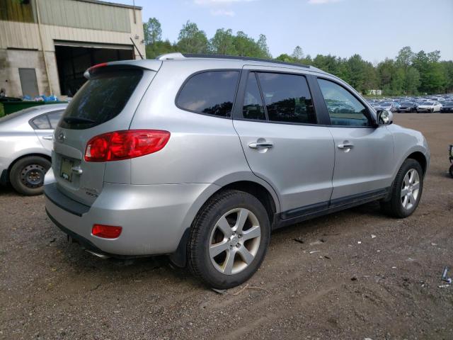 5NMSH73E78H161233 - 2008 HYUNDAI SANTA FE SE SILVER photo 3