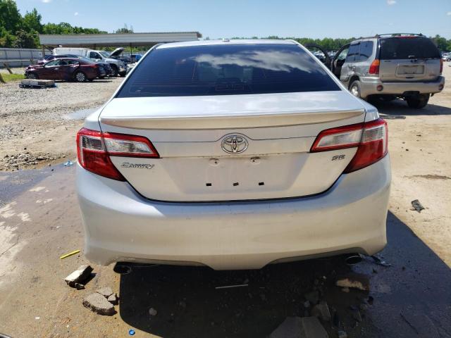 4T1BK1FKXCU008827 - 2012 TOYOTA CAMRY SE SILVER photo 6