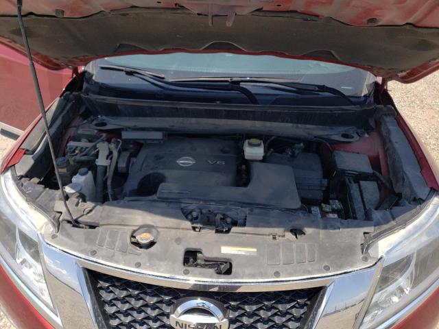 5N1AR2MN7EC691525 - 2014 NISSAN PATHFINDER S RED photo 12