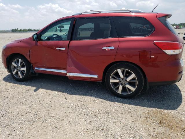 5N1AR2MN7EC691525 - 2014 NISSAN PATHFINDER S RED photo 2
