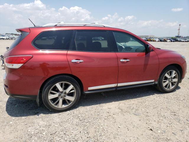 5N1AR2MN7EC691525 - 2014 NISSAN PATHFINDER S RED photo 3