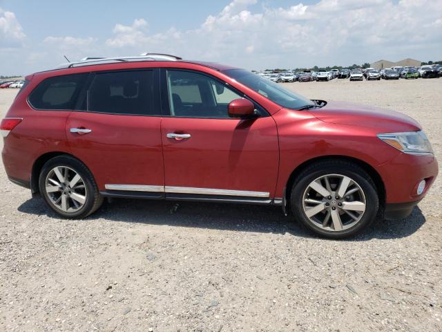 5N1AR2MN7EC691525 - 2014 NISSAN PATHFINDER S RED photo 4