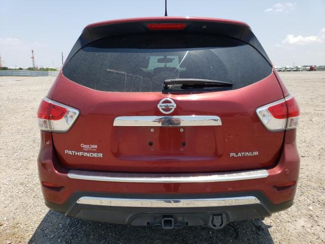 5N1AR2MN7EC691525 - 2014 NISSAN PATHFINDER S RED photo 6