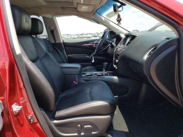 5N1AR2MN7EC691525 - 2014 NISSAN PATHFINDER S RED photo 7