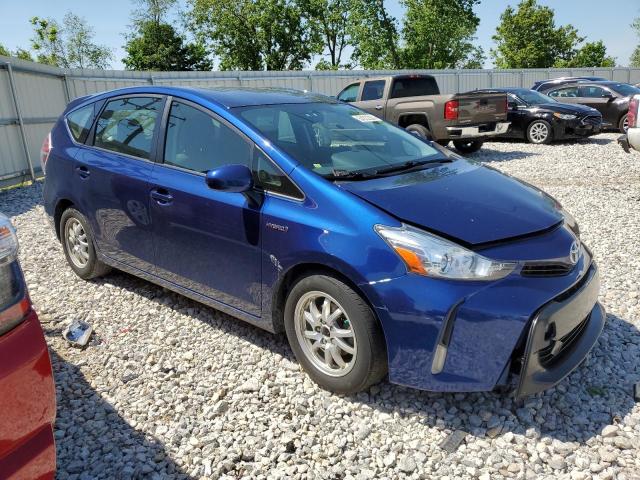 JTDZN3EU1GJ047337 - 2016 TOYOTA PRIUS V BLUE photo 4