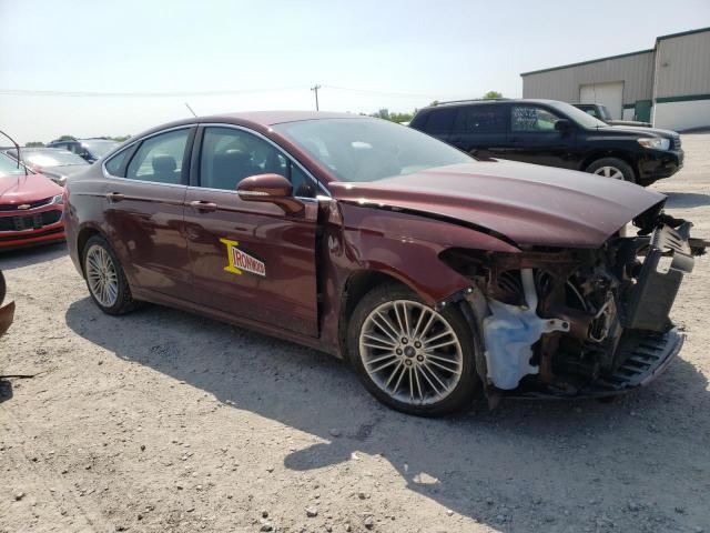 3FA6P0T94GR212397 - 2016 FORD FUSION SE RED photo 4