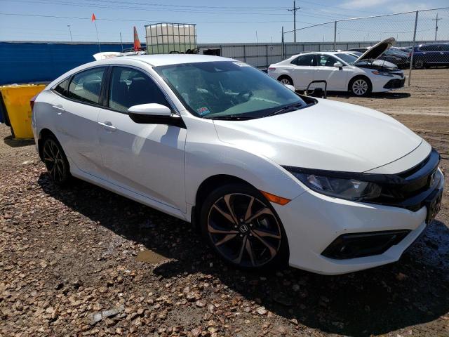 2HGFC2F86LH503611 - 2020 HONDA CIVIC SPORT WHITE photo 4