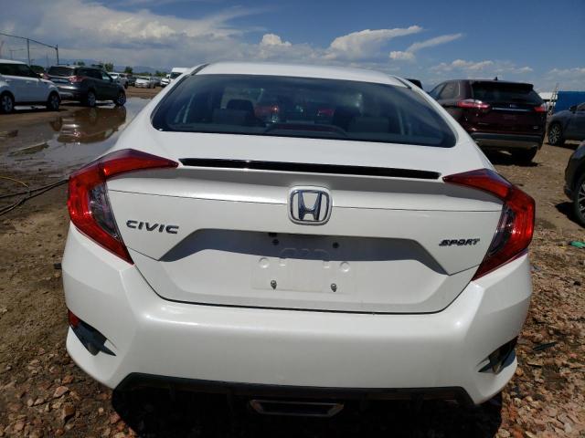 2HGFC2F86LH503611 - 2020 HONDA CIVIC SPORT WHITE photo 6