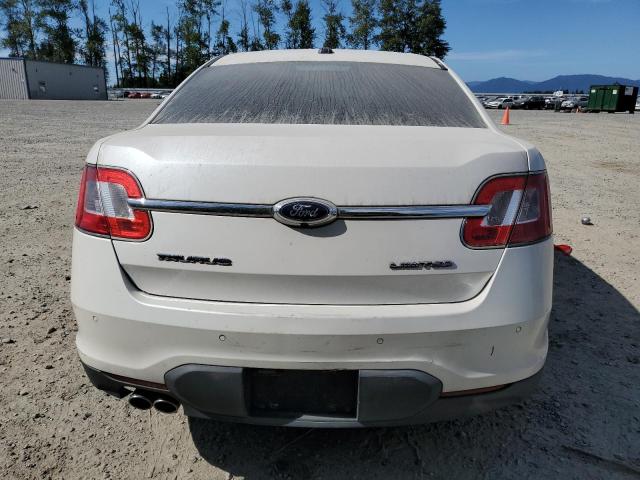 1FAHP2FW0BG105725 - 2011 FORD TAURUS LIMITED WHITE photo 6