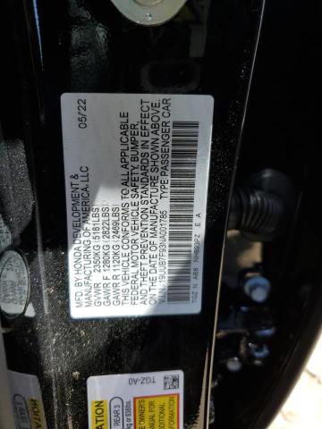 19UUB7F93NA001785 - 2022 ACURA TLX TYPE S BLACK photo 12