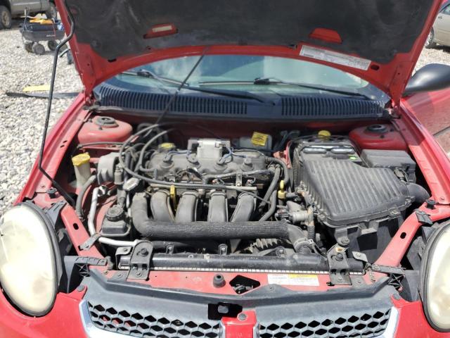 1B3ES26C24D606185 - 2004 DODGE NEON BASE RED photo 11