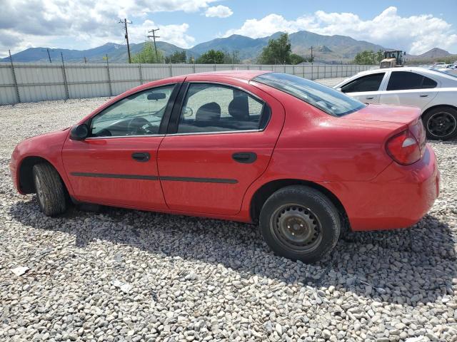 1B3ES26C24D606185 - 2004 DODGE NEON BASE RED photo 2