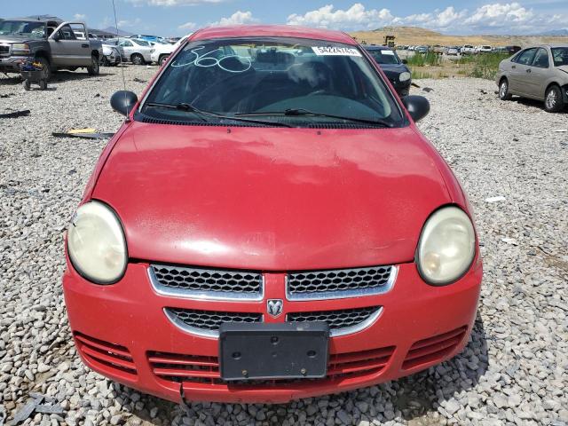 1B3ES26C24D606185 - 2004 DODGE NEON BASE RED photo 5