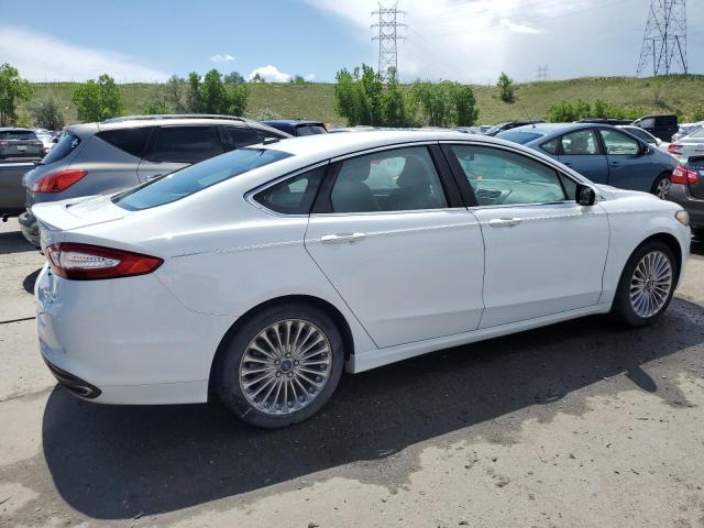 3FA6P0K90FR227897 - 2015 FORD FUSION TITANIUM WHITE photo 3