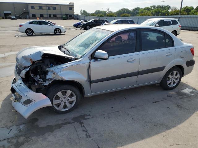 KNADE123986427635 - 2008 KIA RIO BASE SILVER photo 1