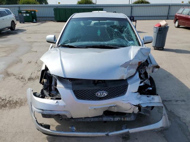 KNADE123986427635 - 2008 KIA RIO BASE SILVER photo 5