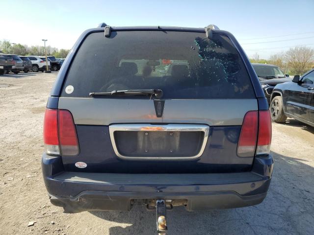 5LMEU88H55ZJ02165 - 2005 LINCOLN AVIATOR ლურჯი ფოტო 6