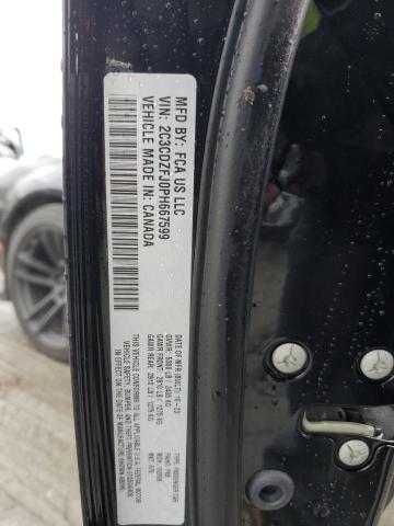 2C3CDZFJ0PH667599 - 2023 DODGE CHALLENGER R/T SCAT PACK BLACK photo 12