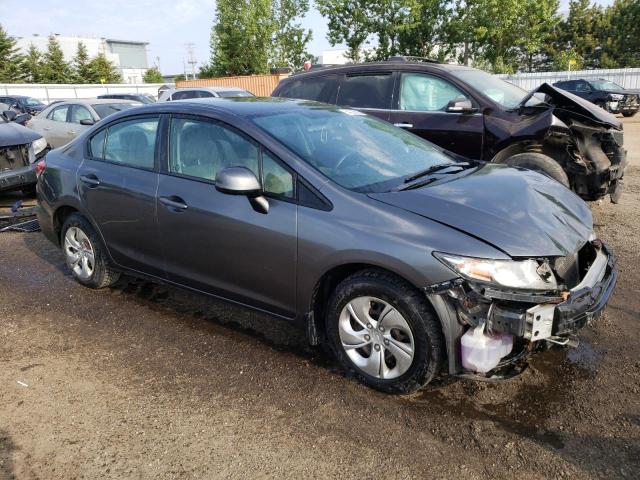 2HGFB2F49DH045256 - 2013 HONDA CIVIC LX GRAY photo 4