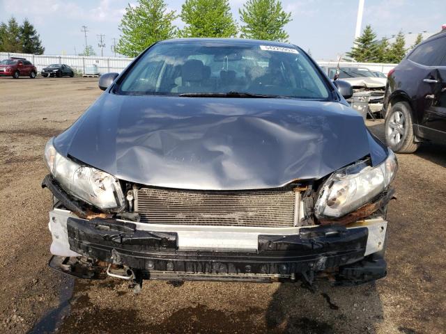 2HGFB2F49DH045256 - 2013 HONDA CIVIC LX GRAY photo 5