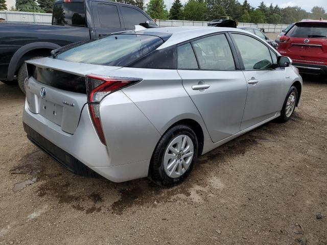 JTDKBRFU0G3009940 - 2016 TOYOTA PRIUS SILVER photo 3