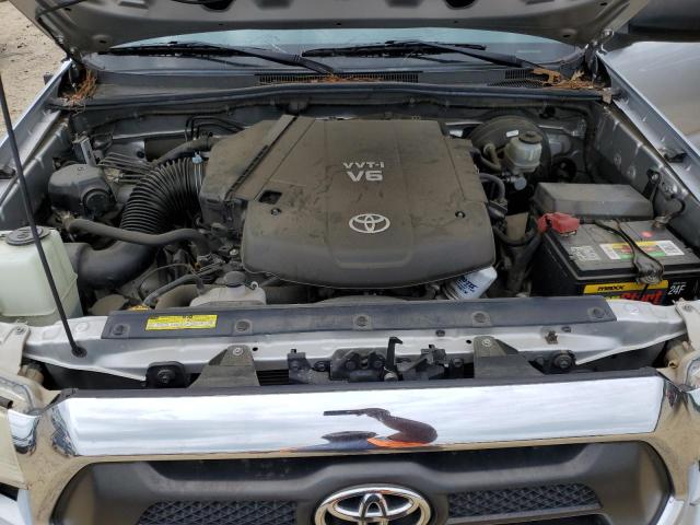 5TFJU4GN9CX014931 - 2012 TOYOTA TACOMA DOUBLE CAB PRERUNNER SILVER photo 11