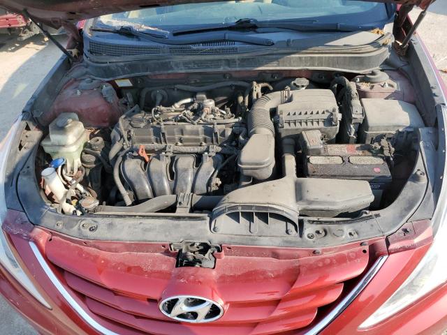 5NPEB4AC7BH020493 - 2011 HYUNDAI SONATA GLS BURGUNDY photo 11