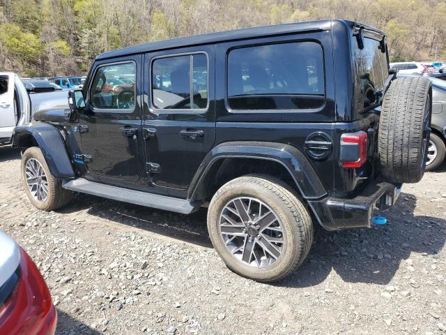 1C4JJXP63NW239633 - 2022 JEEP WRANGLER U SAHARA 4XE BLACK photo 2