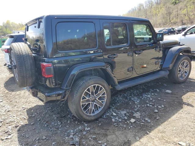 1C4JJXP63NW239633 - 2022 JEEP WRANGLER U SAHARA 4XE BLACK photo 3