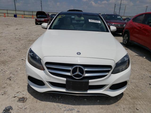 55SWF4JB2FU091197 - 2015 MERCEDES-BENZ C 300 WHITE photo 5