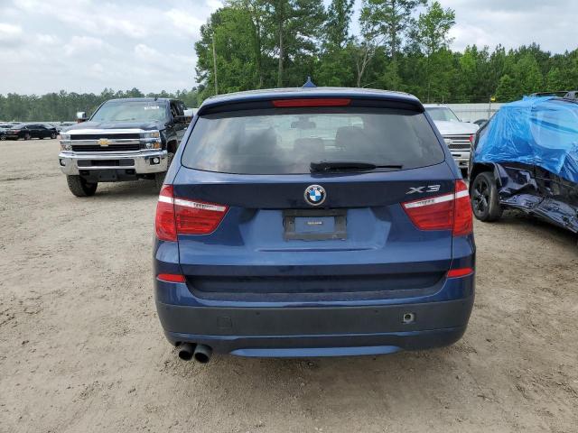 5UXWX9C55D0A16607 - 2013 BMW X3 XDRIVE28I BLUE photo 6