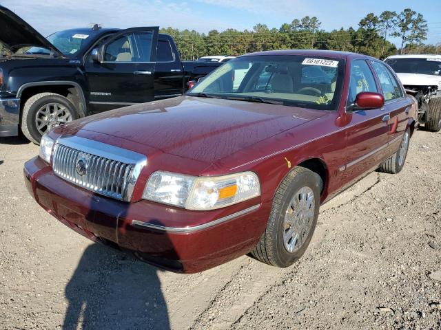 2MEFM74V37X617433 - 2007 MERCURY GRAND MARQ GS BURGUNDY photo 2