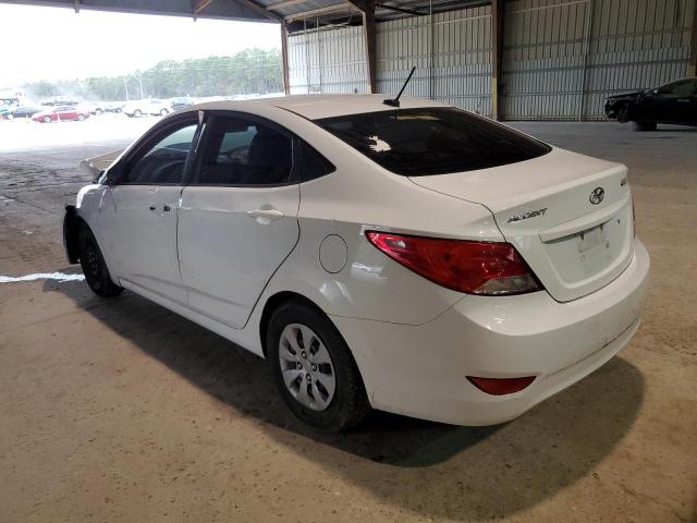 KMHCT4AE3GU073075 - 2016 HYUNDAI ACCENT SE WHITE photo 2