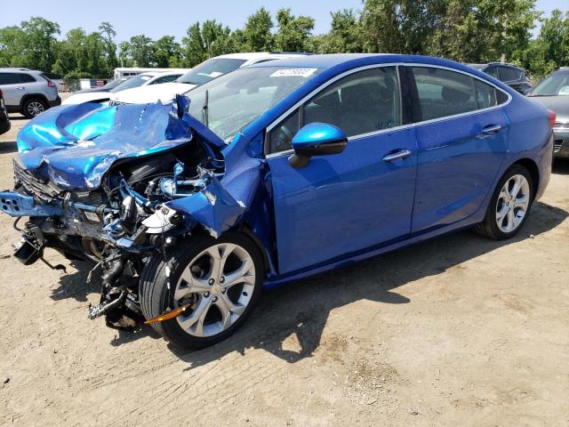 1G1BF5SM7H7272299 - 2017 CHEVROLET CRUZE PREMIER BLUE photo 2