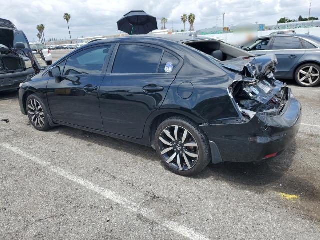 19XFB2F97FE235632 - 2015 HONDA CIVIC EXL შავი ფოტო 2