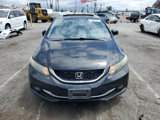 19XFB2F97FE235632 - 2015 HONDA CIVIC EXL შავი ფოტო 5