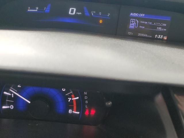 19XFB2F97FE235632 - 2015 HONDA CIVIC EXL შავი ფოტო 9