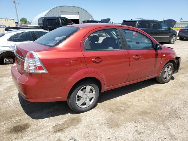KL1TD56667B087354 - 2007 CHEVROLET AVEO BASE Qırmızı foto 3