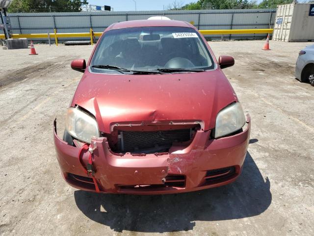 KL1TD56667B087354 - 2007 CHEVROLET AVEO BASE Qırmızı foto 5