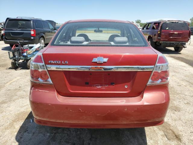 KL1TD56667B087354 - 2007 CHEVROLET AVEO BASE Qırmızı foto 6