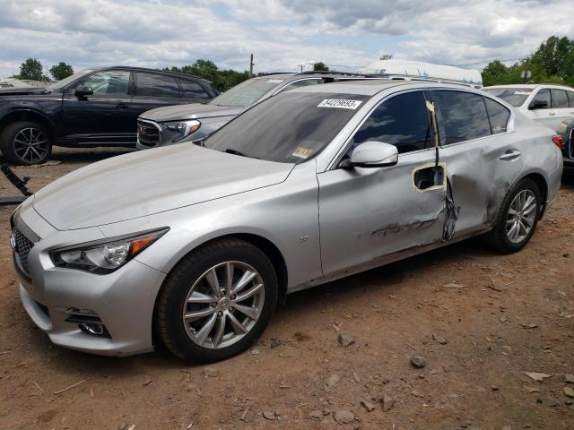 JN1BV7AR6FM398464 - 2015 INFINITI Q50 BASE SILVER photo 1